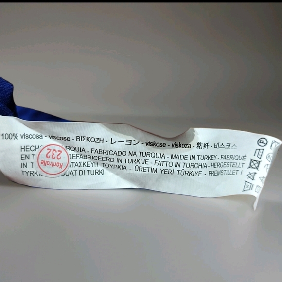 Zara Basics Cold Shoulder Elegant Blue/Purple Women's Top - Picture 5 of 5